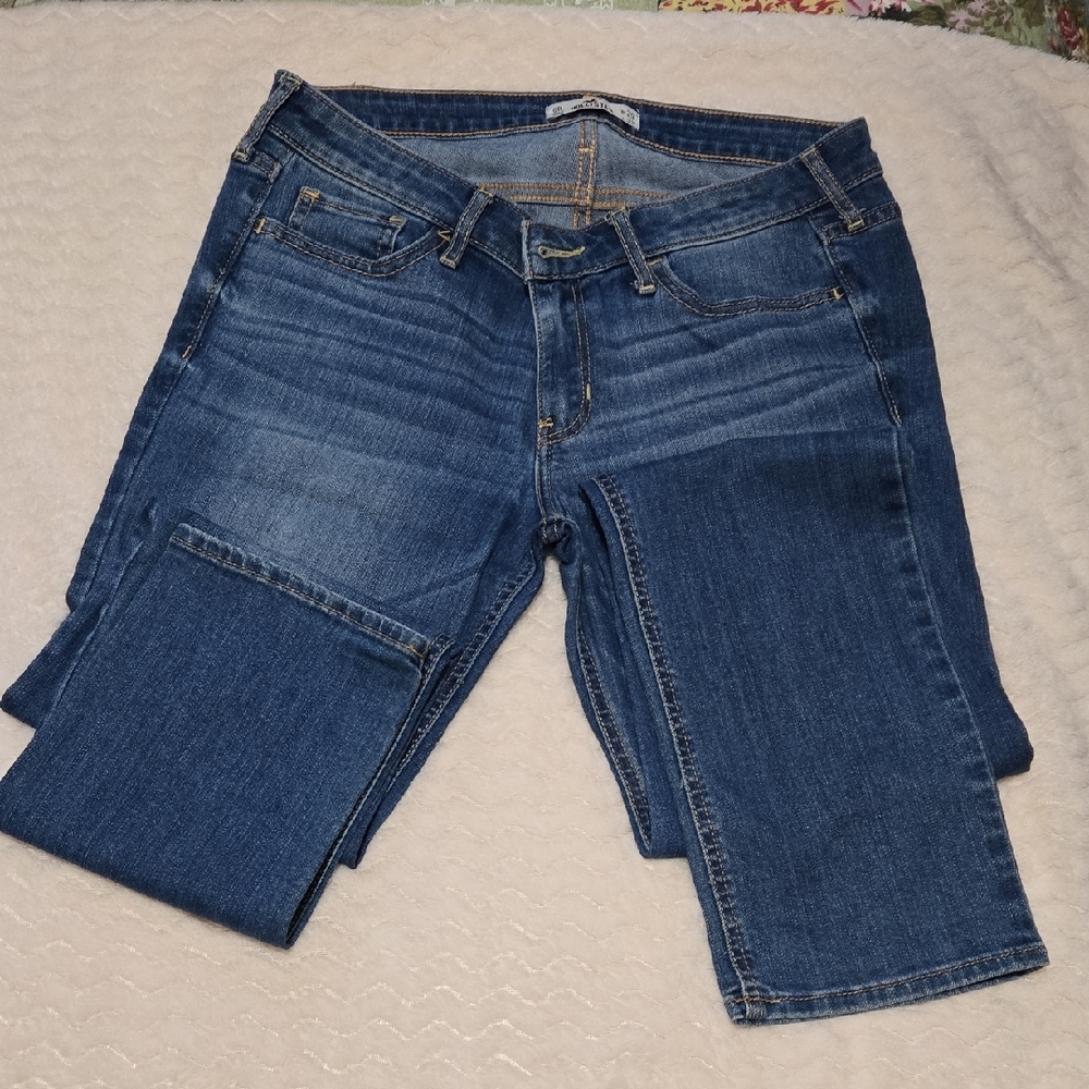 Hollister Women's Straight Leg Blue Jeans